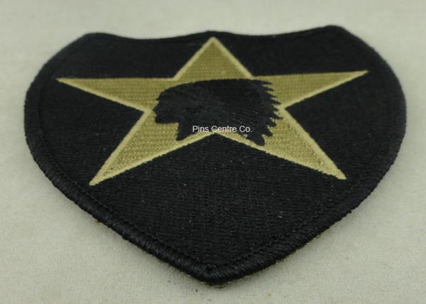 Quality USA Military Personalised Embroidered Badges , Embroidery Custom Cloth Patches for sale