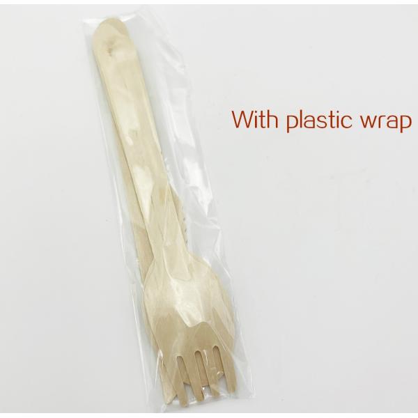 140mm 160mm Birch Disposable Spoon Fork Knife Set Wooden Cutlery for Custom Printing