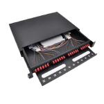 MPO FC Fiber Patch Panel 19 24 Port Patch Panel Rack Mount OEM
