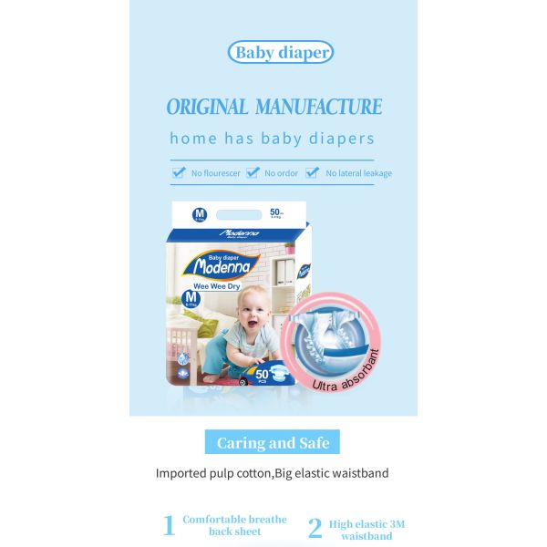 Low Price Disposable Baby Diapers in Bulk Grade a Baby Diapers in Stocks