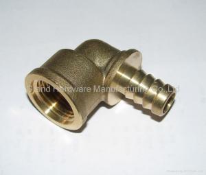 female thread G 3/4 Brass hose barb fittings ,sandblasting,OEM and ODM service