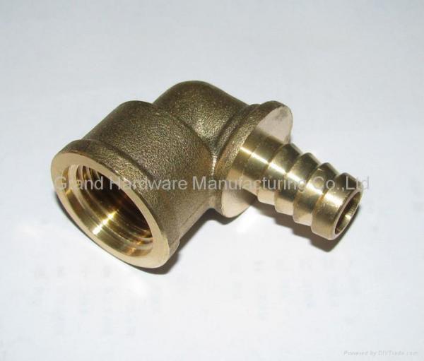 Quality female thread G 3/4" Brass hose barb fittings ,sandblasting,OEM and ODM service for sale