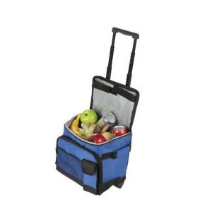 China outdoor wheel trolley cooler bag wholesale