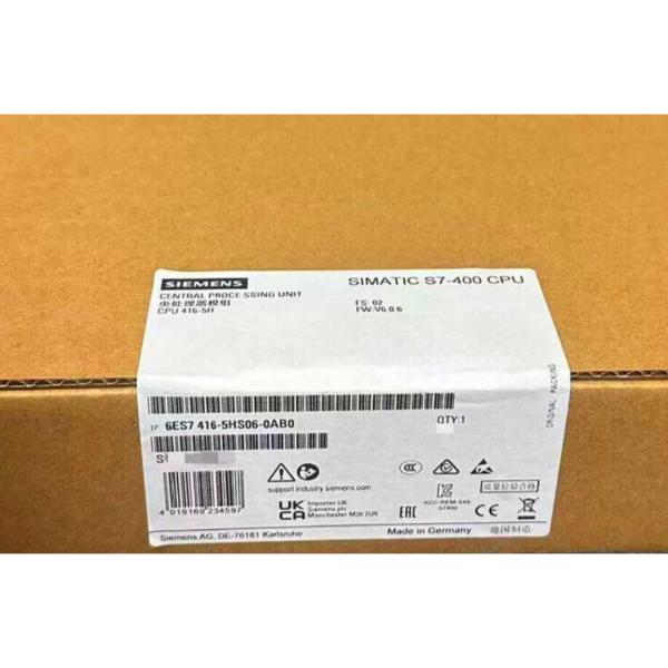 SIEMENS 6ES7416-5HS06-0AB0 SIMATIC S7-400 CPU416-5H PROCESSOR, MPI/DP/PN, 16MB