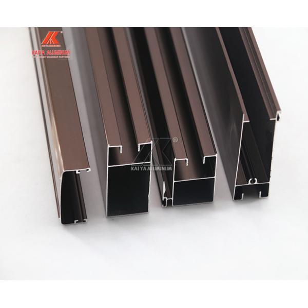 1mm Thick Brown Anodized Aluminum Window Extrusion Profiles For Thailand Market