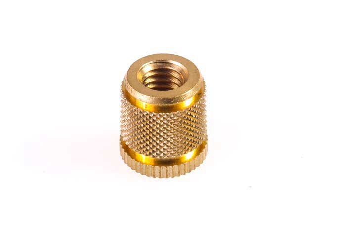 China High Precision M2-M20 CNC Lathe Parts Brass Knurled Inserts Nuts Size 2-20MM wholesale