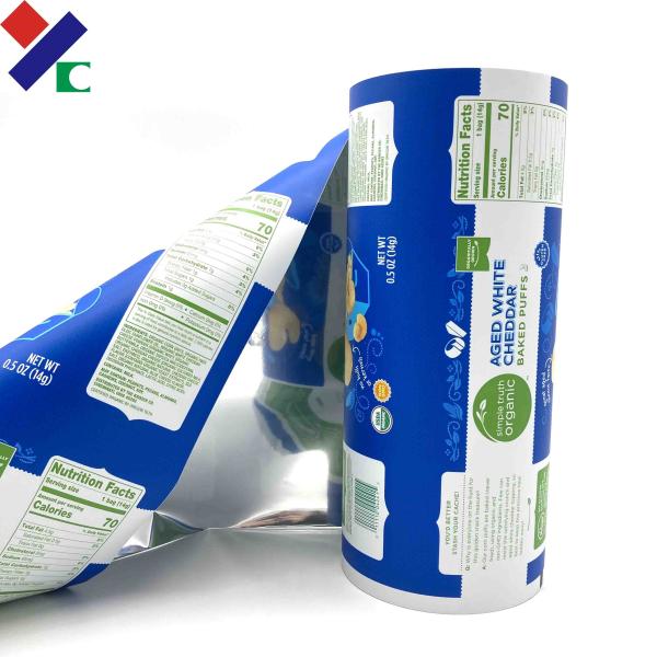 VMPET / PE / BOPP Laminating Film Roll For Snack Cookies Biscuit Packaging