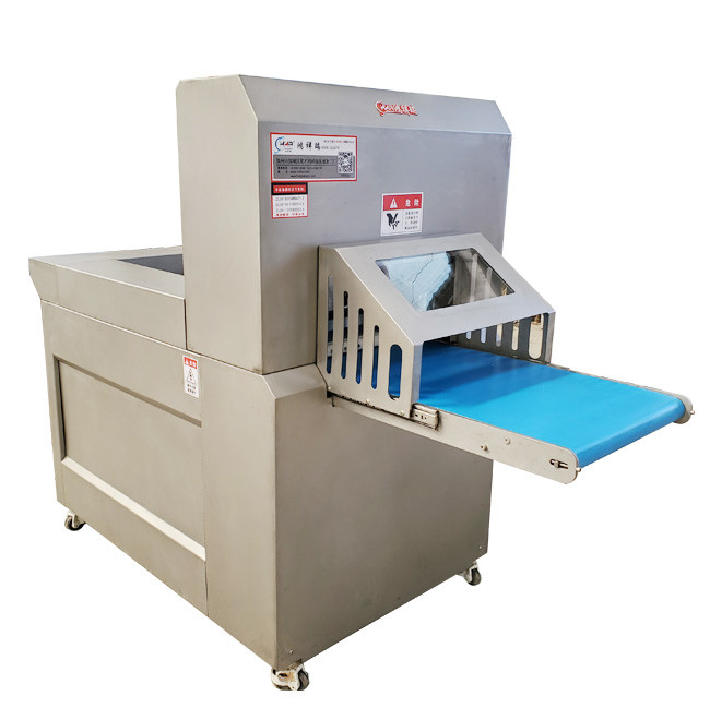 China 220V Frozen Meat Block Cutter With Conveyor For Automated Meat Portioning wholesale