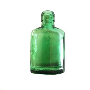 China 100ml 200ml Green Empty Glass Wine Bottles Screw Lid Sealing wholesale