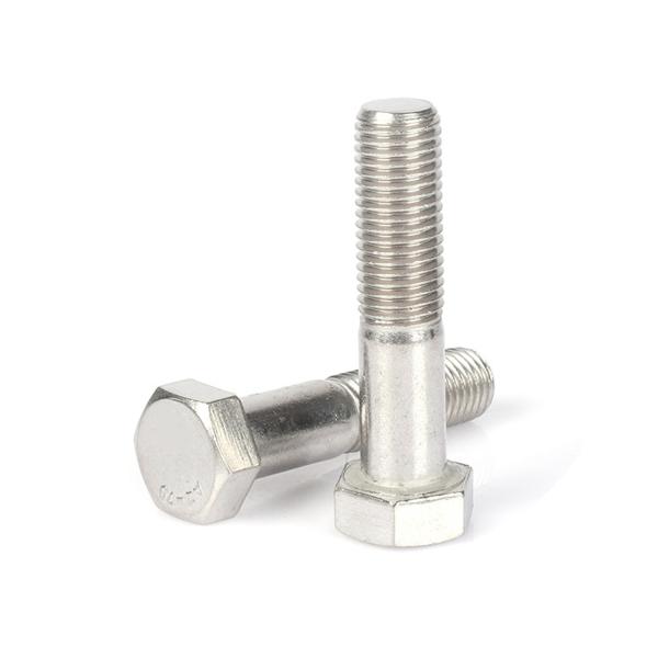 A2-70 Stainless Steel Bolts M6*30 Partial Threaded Din931 Hexagon Bolt Customized Support