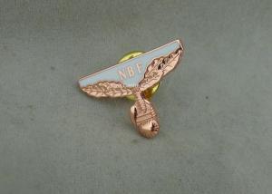 Classic Embossed collected Soft Enamel Pin , Hard Enamel NBF Pin With Copper Plating