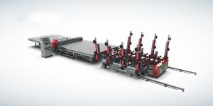 China 0-25m/min Automatic CNC Glass Cutting Machine Toughened Glass Cutting Table on sale