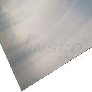 China Winsco Metal 4ftx8ft Inox Plate Easy To Clean AISI 430 1220mmx2440mm Stainless Steel No.4 Satin Finish Sheet wholesale