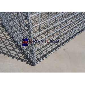 PVC Coated Welded Wire Gabion Baskets / Gabion Planter / Gabion Pillars
