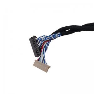China ODM OEM RoHS Compliant Nylon Tube 40 Pin Anti-Oxidation Extension Lcd LVD TV Wire Harness wholesale