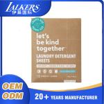 High Foam Laundry Detergent Sheets Eco Laundry Soap Sheets Customizable