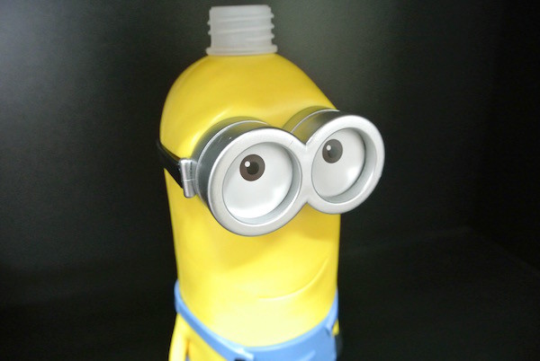 Three Type Cartoon Shampoo Bottle Minion Dave Talking Action Figure For Collection
