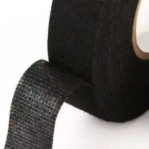 China Waterproof Wiring Harness Tape Easy Tear Cloth Loom Tape Flannel wholesale