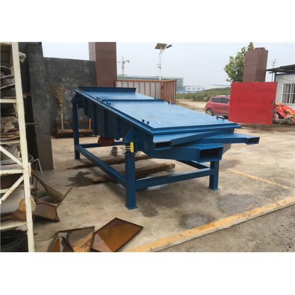 China Rubber Granule Rectangular Quarry 3t/H Sand Vibrating Screen on sale