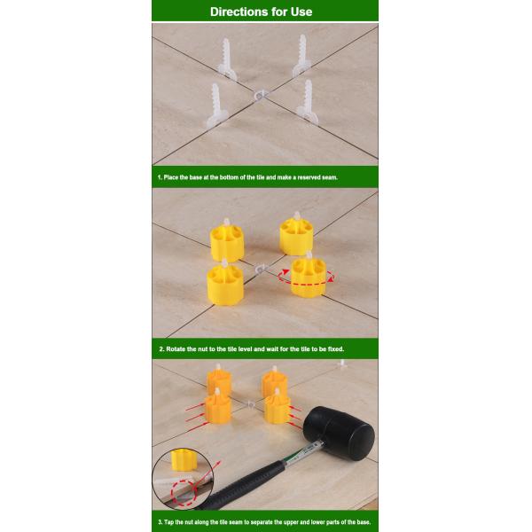New Tile Leveling Tool Screw-type Tile Leveling System Plastic Tile Spacers