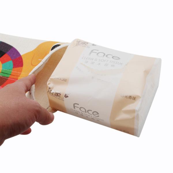 Custom Sublimation Blank Linen Tissue Box Photo Printing Tissue Bag Case Eco-Friendly