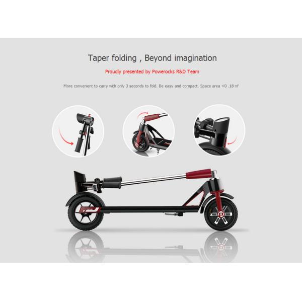 8 Inch Foldable Mini Electric Scooter , Small Fold Up Electric Scooter 24V 350W
