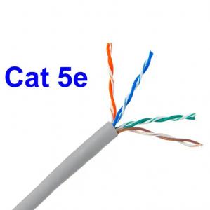 China Bare Solid Copper 23AWG UTP Cat5 Cable 0.5mm For Telecommunication wholesale