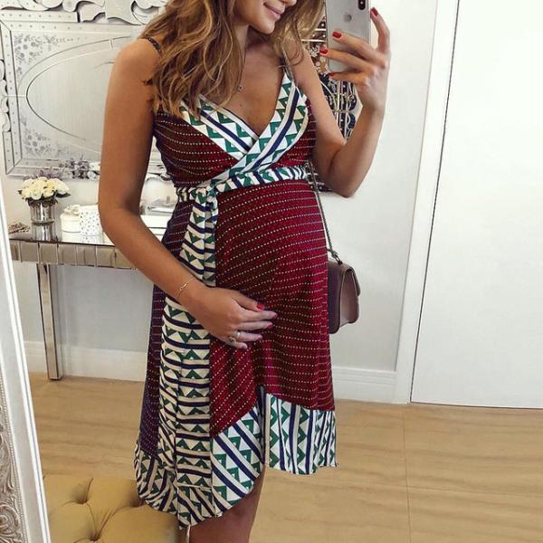 national style wrap dress wholesale high quality cheap sexy african print maternity dresses