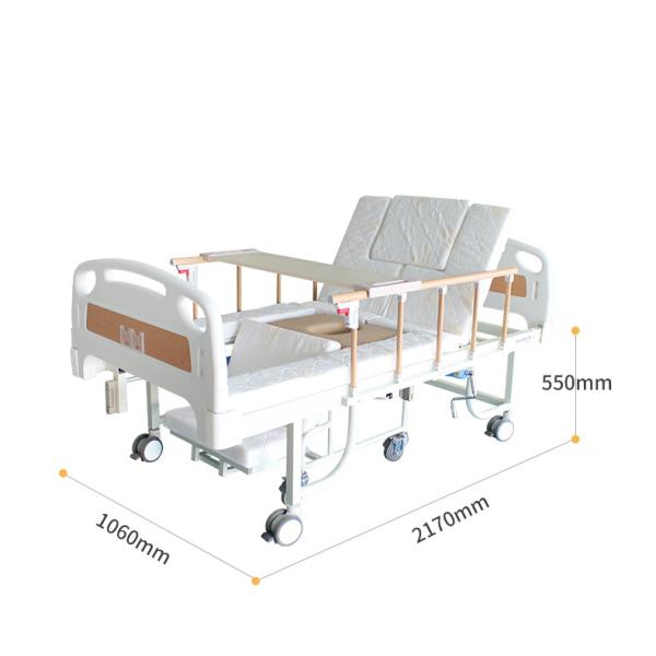 Multi-functional Manual Nursing Bed Wheelchair Bed for hospital patient Adjustable patient hospital bed