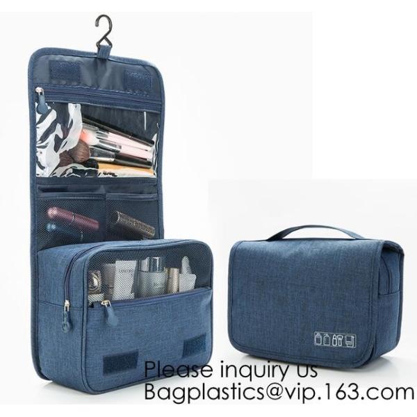 Customized Women/Men Organizer Toiletry Storage Travel Makeup Bag Blank Canvas Cosmetic Bag, bagease, bagplastics