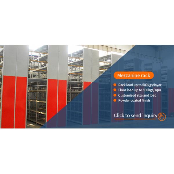 Warehouse Rack 200-300kg Per Layer Multi-Tier Shelving with Customizable Floor Design