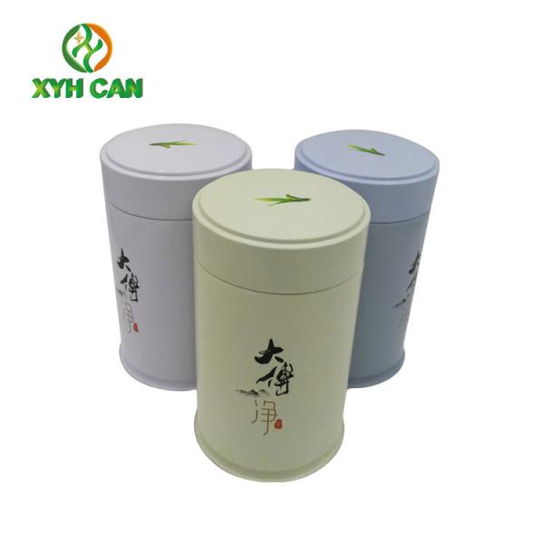 Tea Tin Can Easy to Carry Small Size Tinplate Material Matting Printing Tin Cans