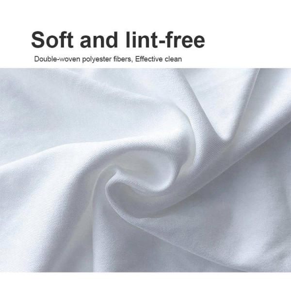 Lint Free SMT Cleanroom Wiper 100% Polyester Laser Cut Microfiber Cleaning Cloth