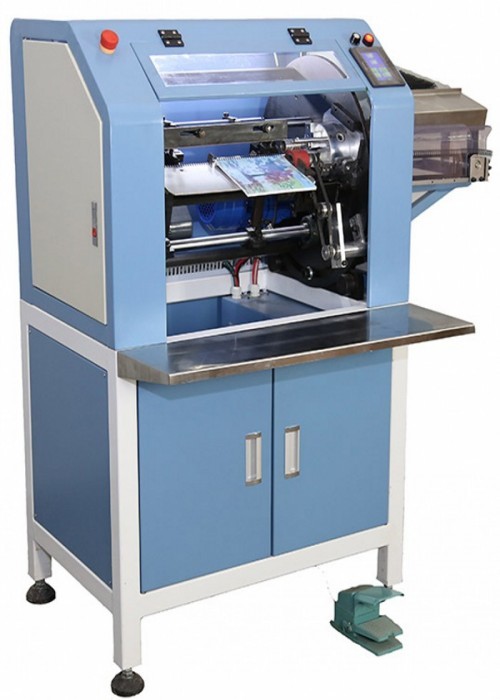 Easy Change Pitches Spiral Binding Equipment , Auto Spiral Binding Machine