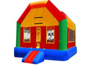 China Rainbow Outdoor Playground Inflatable Bounce House With 6 years Warranty wholesale