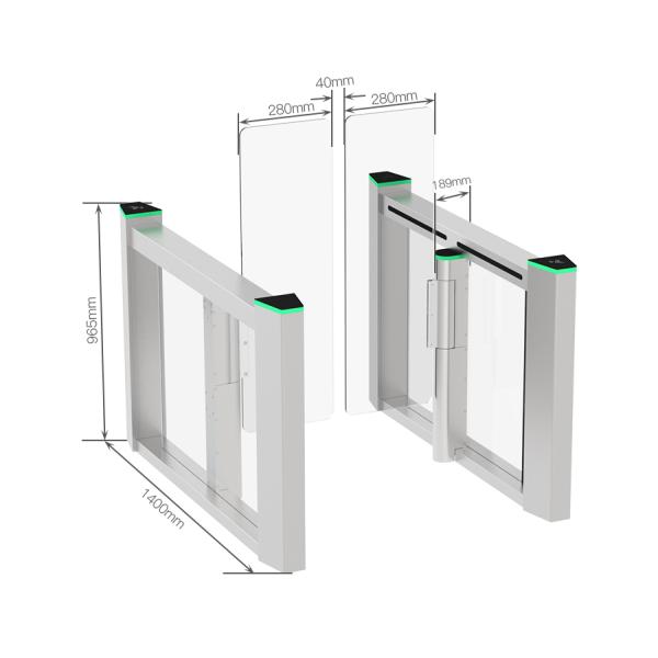 HCW Turnstile Gate Recognition Model Best Automatic Intelligent Management Rs232 DC Motor