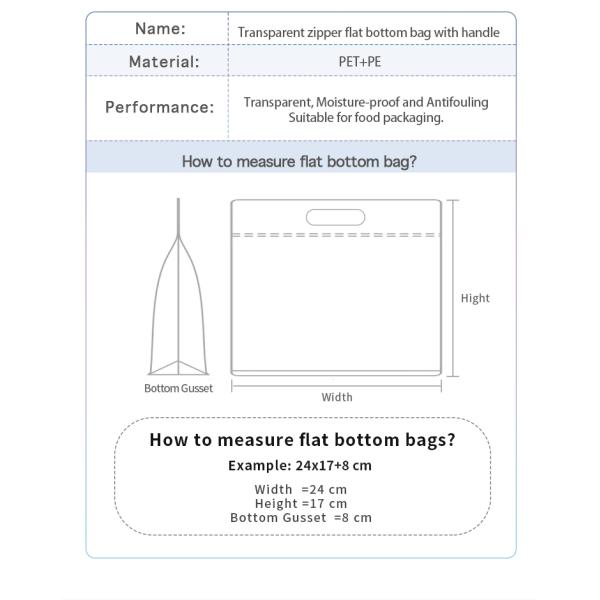 Bopp Antifog Food Packaging Microwavable Grilled Rotisserie Chicken Plastic Takeaway Carrier Bags