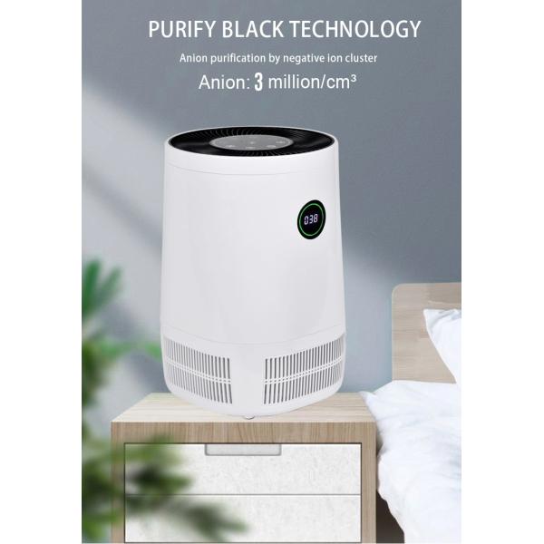 Portable Air Purifier for Home with H13 True HEPA & Active Carbon Filter, Desktop USB Air Cleaner with Filter Change
