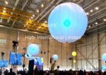 2.5M / 8.2ft Global Light Up Helium Balloons USA Bubble Street Decoration