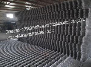 China Square Ribbed Steel Reinforcing Mesh Contruct Reinforced Concrete Slabs wholesale
