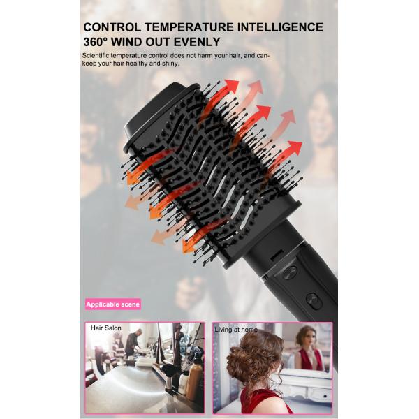 4 In 1 Electric Hair Brush Dryer , CE Hair Dryer And Volumizer Hot Air Brush