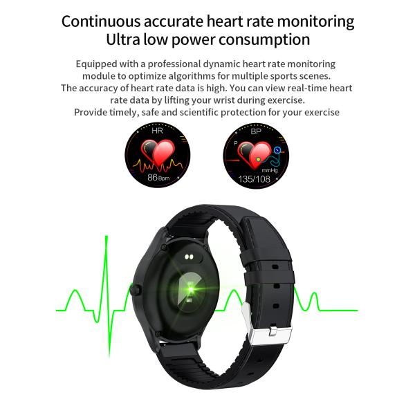 MK11 High Quality Sport Wrist Watch Straps Wooden Watch Customized Android Smart Watch