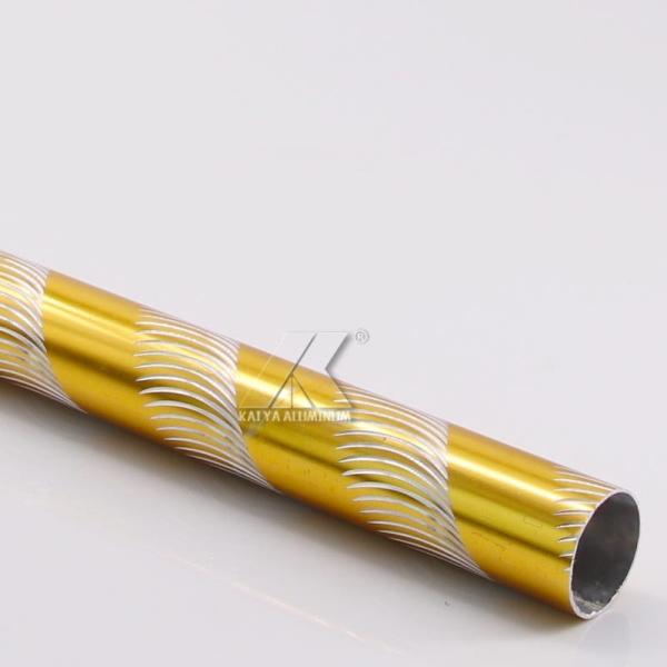 Decorative curtain rods 6063-T5 customer customization aluminum curtain rod curtain pipe