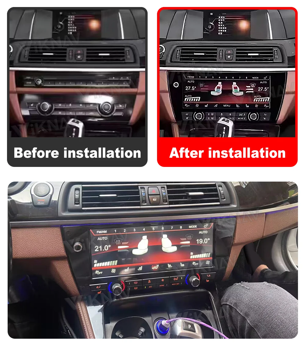 Digital Auto AC Control Panel Module BMW 5 Series F10 F11 5GT F07 F18 M5 2011-2017