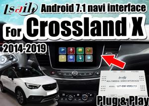 China Android 7.1 Car Video Interface for 2014-2018 Opel Crossland X Insignia support mirrorlink smartphone , double windows wholesale