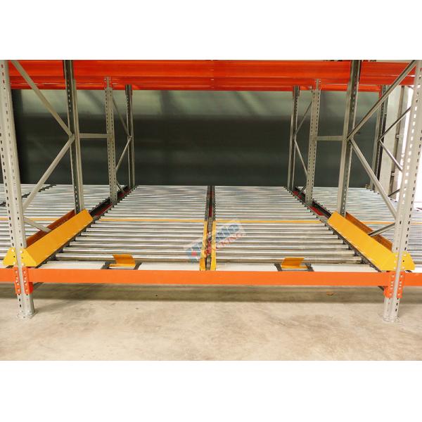 High Density Storage Racks Pallet Flow Rack System For Logistics Distribution