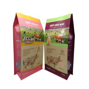 Buy cheap 50-150Microns Pet Food Packaging Bag For Cat Eight Side Seal Waterproof from wholesalers
