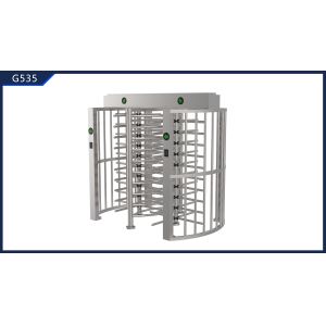 Full Height Rotor Turnstile Pedestrian Revolving Gate Access Control System Full