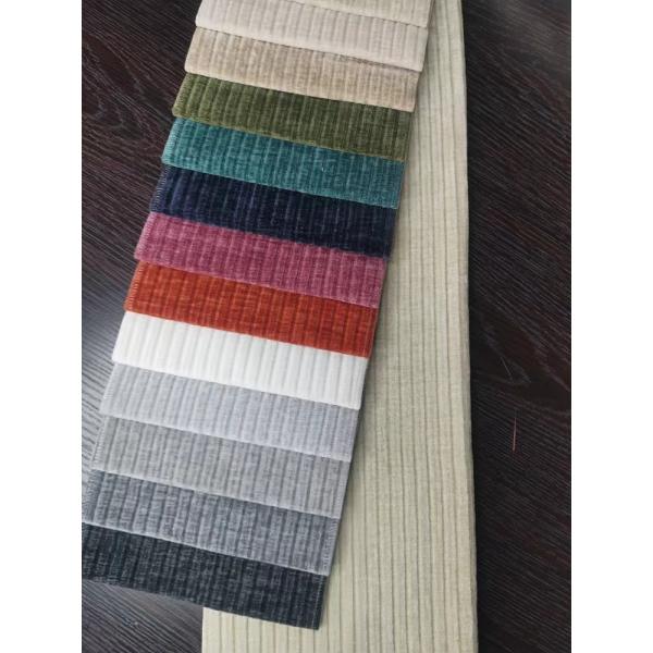 Anti Pill Luxury Sofa Fabric Eco Friendly With Woven Pattern