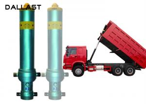 China 3 4 5 Stage Long Stroke Hydraulic Cylinder Lifting 13 - 90 Ton Dump Truck Tipper wholesale